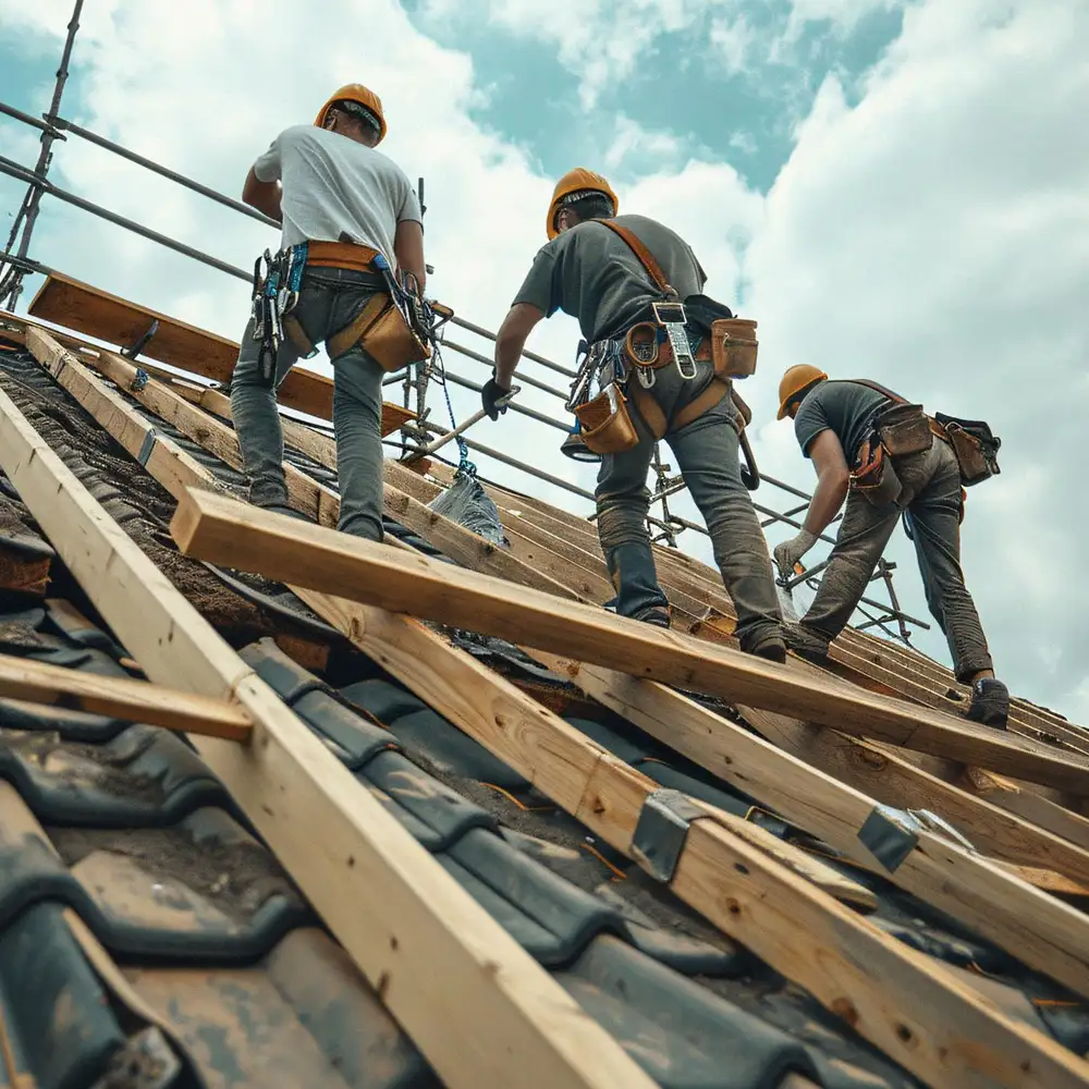Une équipe soudée pour une toiture impénétrable